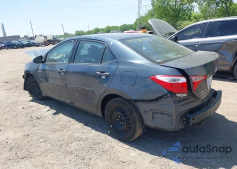 2016 Toyota Corolla Le из США, поврежденный, VIN 2T1BURHE6GC638075